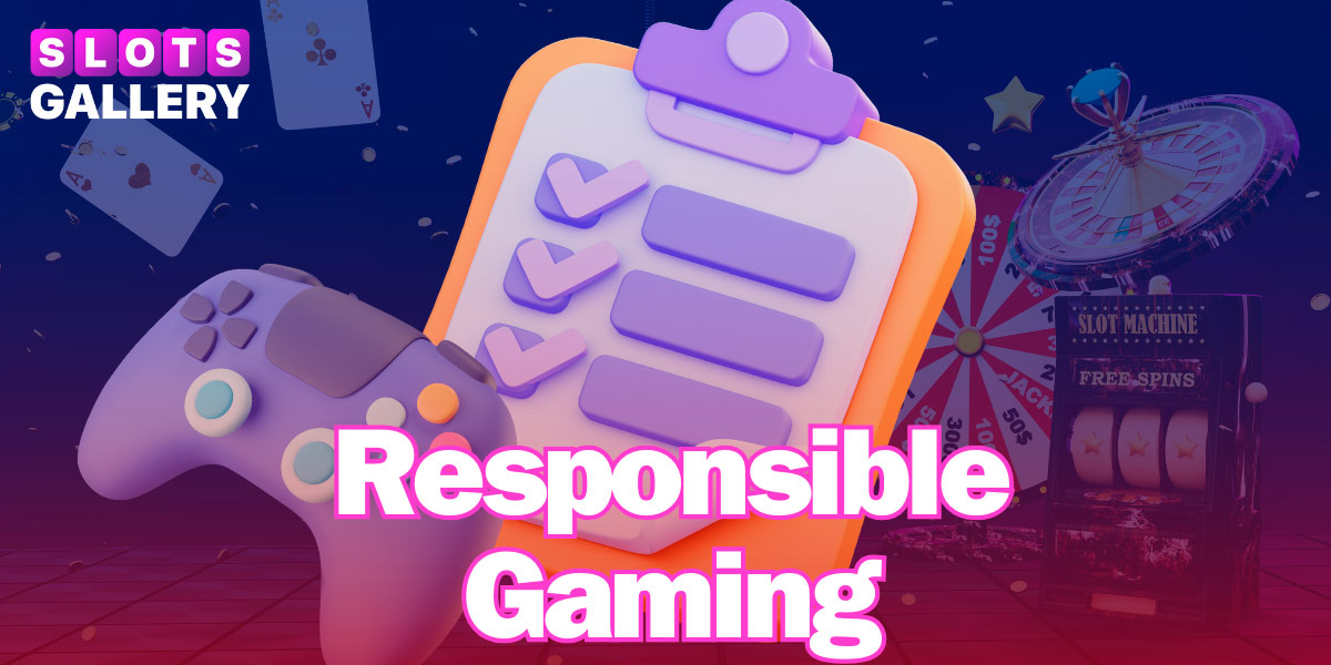 Responsible gaming options in Slots Gallery